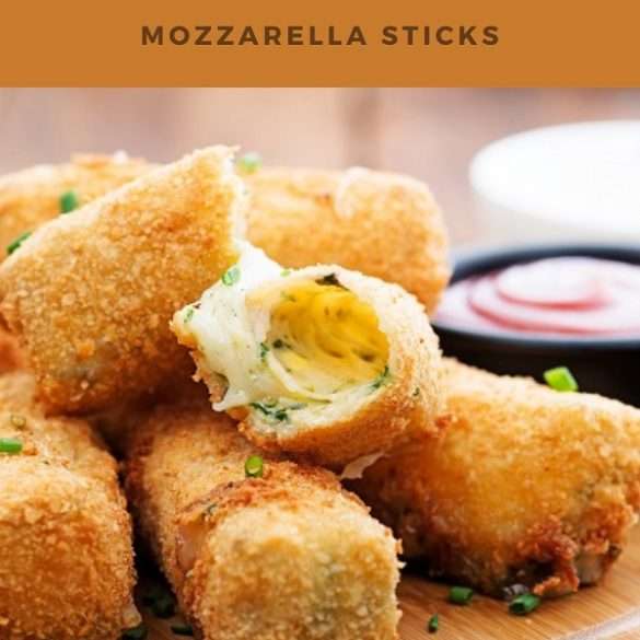 Air fryer keto mozzarella sticks. Turn your air fryer into a gold mine of keto-friendly snacks! #airfryer #keto #sticks #snacks #appetizers #lowcarb #glutenfree #healthy #easy #crispy #recipes