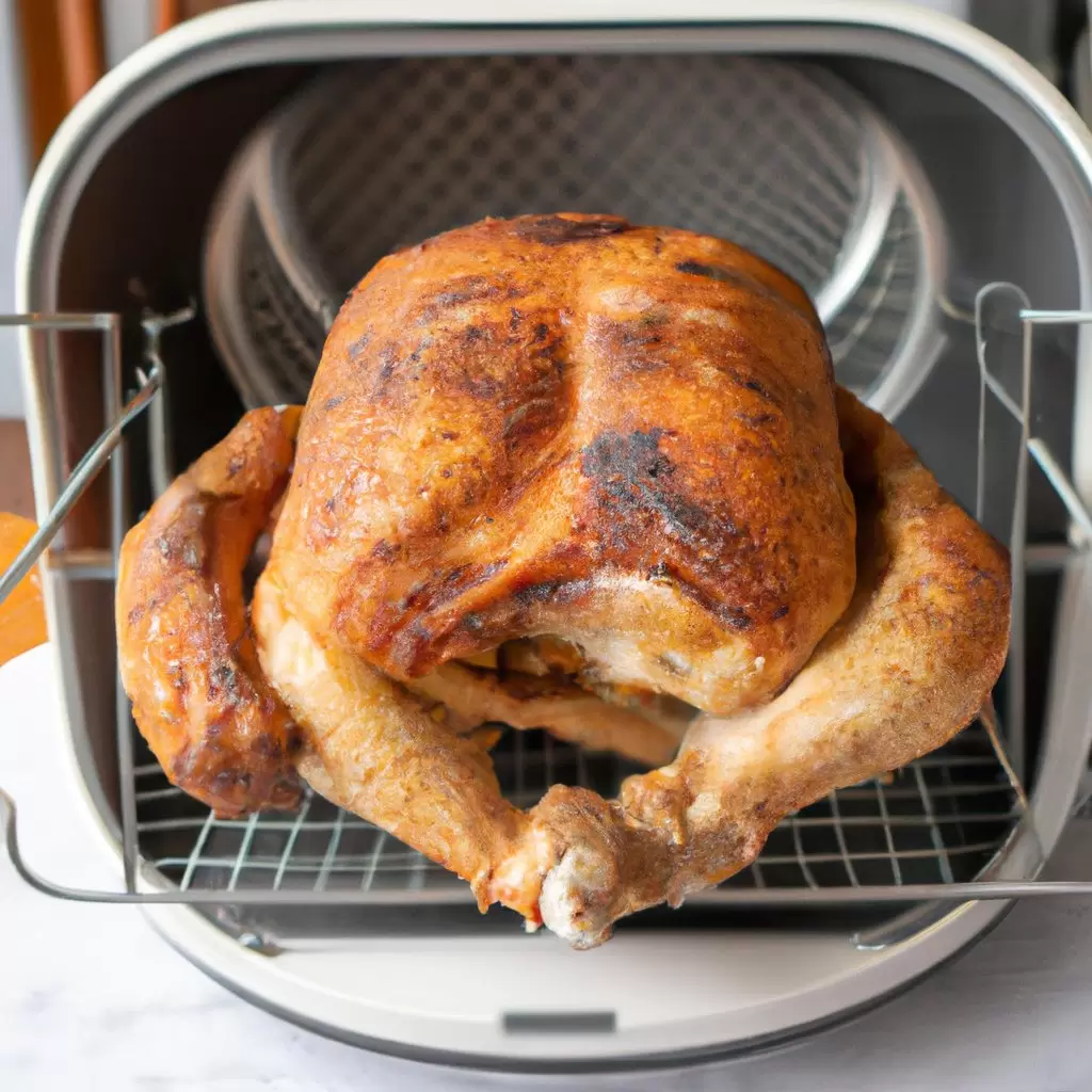 Air Fryer Paleo Whole Chicken 46 Air fryer paleo whole chicken. Learn how to make an easy, delicious, and healthy Air Fryer Paleo Whole Chicken. Our recipe includes step-by-step instructions for perfectly cooked chicken every time. Enjoy the flavor and convenience of this meal today! #airfryer #paleo #whole30 #healthy #chicken #dinner #homemade