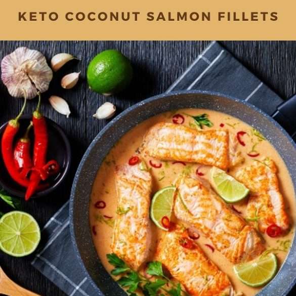 Instant pot keto coconut salmon fillets. This recipe for Coconut Salmon is a healthy low-carb meal that’s packed with flavor. It tastes amazing and is so easy to make. #pressurecooker #instantpot #keto #diet #lowcarb #salmon #healthy #dinner #homemade