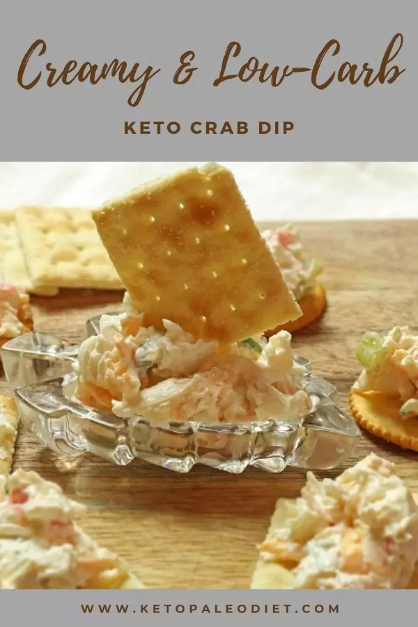 slow-cooker-keto-crab-dip Slow cooker keto crab dip. Keto crab dip is easy to make and low in carbs/calories. It's a dish perfect for gatherings and parties, or as a quick appetizer for a fun social get-together. #slowcooker #crockpot #keto #lowcarb #glutenfree #diet #healthy #creamy #dip #crabs #seafood #appetizers