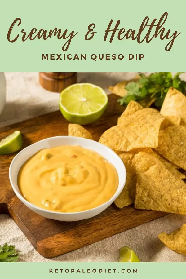 slow-cooker-keto-queso-dip Slow cooker keto queso dip. This easy low-carb and keto slow cooker recipe makes a rich, thick, creamy cheese dip with a hint of spice. Serve with tortilla chips or vegetables for a fun game day appetizer. #appetizers #dips #keto #diet #lowcarb #glutenfree #recipes #homemade