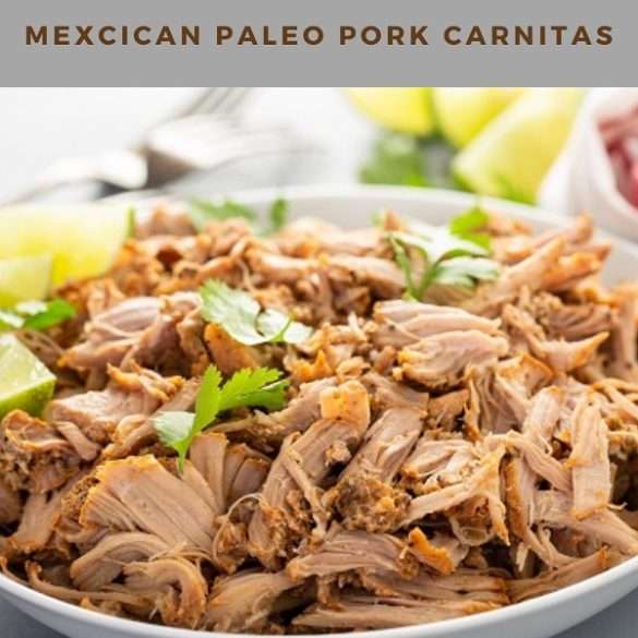 Slow cooker paleo pork carnitas. So your friends are always asking you to come over for dinner and even though you try, you can never seem to make enough. Why not get yourself a slow cooker and set up a meal system that doesn't require much effort? #slowcooker #crockpot #paleo #whole30 #glutenfree #mexican #recipes #pork #dinner #homemade#healthy