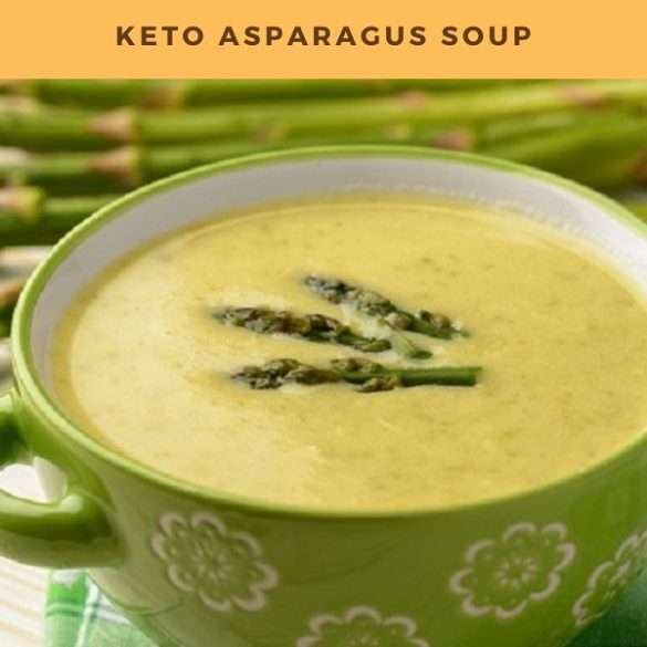 Slow cooker keto creamy asparagus soup. This soup is super easy to make with your slow cooker! It's full of flavor, protein, and fiber. Plus, it's keto-approved #KetoSlowCooker #CreamyAsparagusSoup #DeliciousKetoDish #KetoAsparagusSoup #HealthyKetoFood #KetoSoupRecipe #LowCarbMeal #KetoCookingWithAsparagus #KetoLovelies #KetoCookingComfortFood