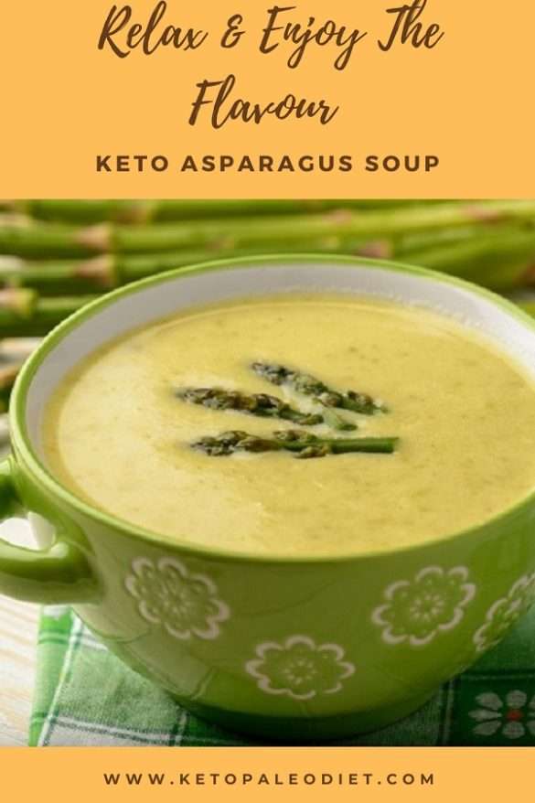 slow-cooker-keto-creamy-asparagus-soup Slow cooker keto creamy asparagus soup. This soup is super easy to make with your slow cooker! It's full of flavor, protein, and fiber. Plus, it's keto-approved #KetoSlowCooker #CreamyAsparagusSoup #DeliciousKetoDish #KetoAsparagusSoup #HealthyKetoFood #KetoSoupRecipe #LowCarbMeal #KetoCookingWithAsparagus #KetoLovelies #KetoCookingComfortFood