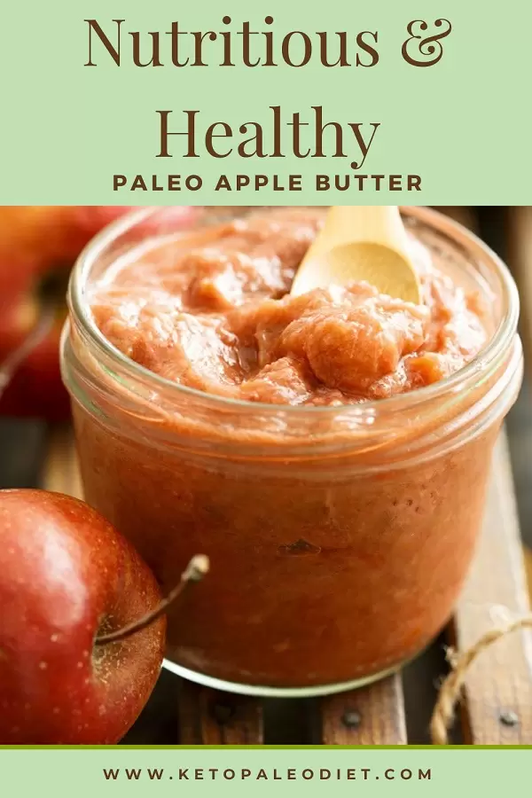 slow-cooker-paleo-apple-butter Whip up a delicious, healthy, and nutritious batch of slow cooker paleo apple butter in minutes! No preservatives and no added sugar. #slowcooker #crockp[ot #healthy #nutritious #paleo #diet #vegan #vegetarian #homemade