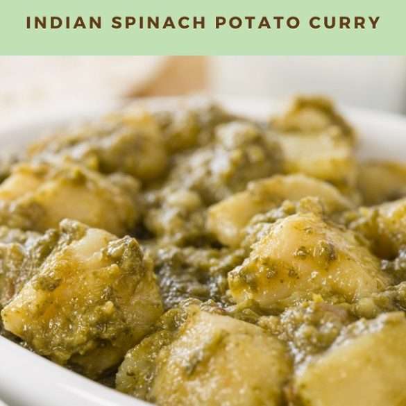 Instant pot paleo aloo saag. Looking for a healthy and delicious meal that's easy to make? Look no further than Instant Pot Paleo Aloo Saag! #instantpot 3pressurecooker #healthy #paleo #diet #vegetarian #vegan #homemade