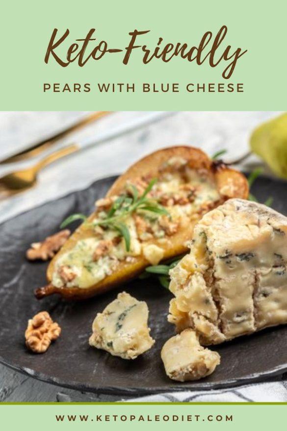 air-fryer-keto-pears-baked-with-blue-cheese.jpeg Air fryer keto pears baked with blue cheese, nuts, and honey is a delicious and healthy keto-friendly snacks. #airfryer #snacks #appetizers #keto #healthy #lowcarb