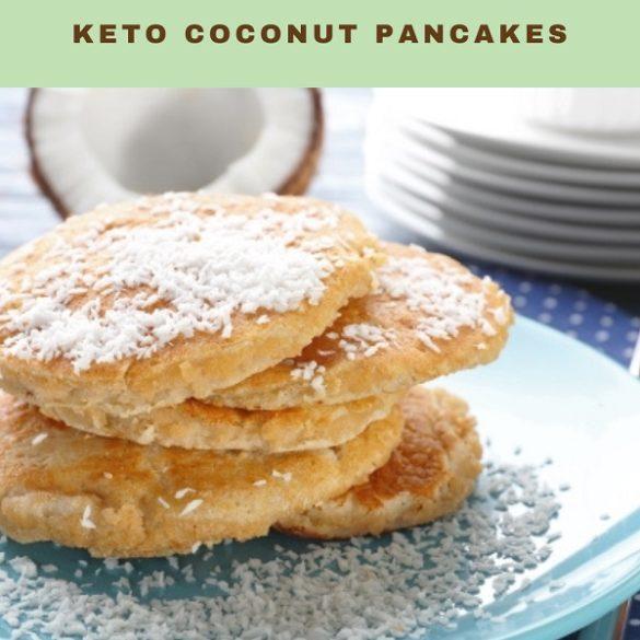 Air Fryer Keto Coconut Pancakes. Are you looking for a delicious low-carb breakfast option? Look no further! This Create a Low Carb Breakfast with Air Fryer Keto Coconut Pancakes recipe is the perfect option. #airfryer #keto #lowcarb #diet #healthy #desserts #breakfast #recipes
